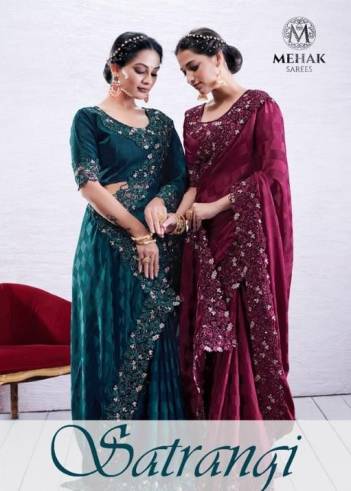 Satarangi By Mehek Designer Partywear Saree Collection